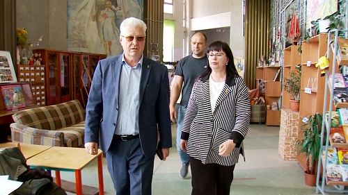 Сергей Козенко о ходе работ в Центральной городской библиотеке