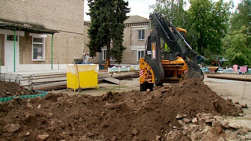 Начался капитальный ремонт системы теплоснабжения в детском саду